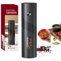 1Pc/2Pcs  Automatic Pepper Grinder Salt And Pepper Mill Adjustable Coarseness Spice Grinder with LED for Kitchen