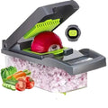 16-in-1 Vegetable Chopper Set, All-in-One Food Cutter with Slicer, Dicer, Grater, Egg Separator & Peeler for Kitchen Prep